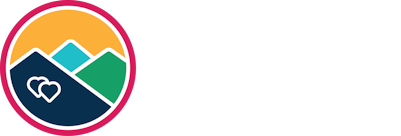 logo with white text